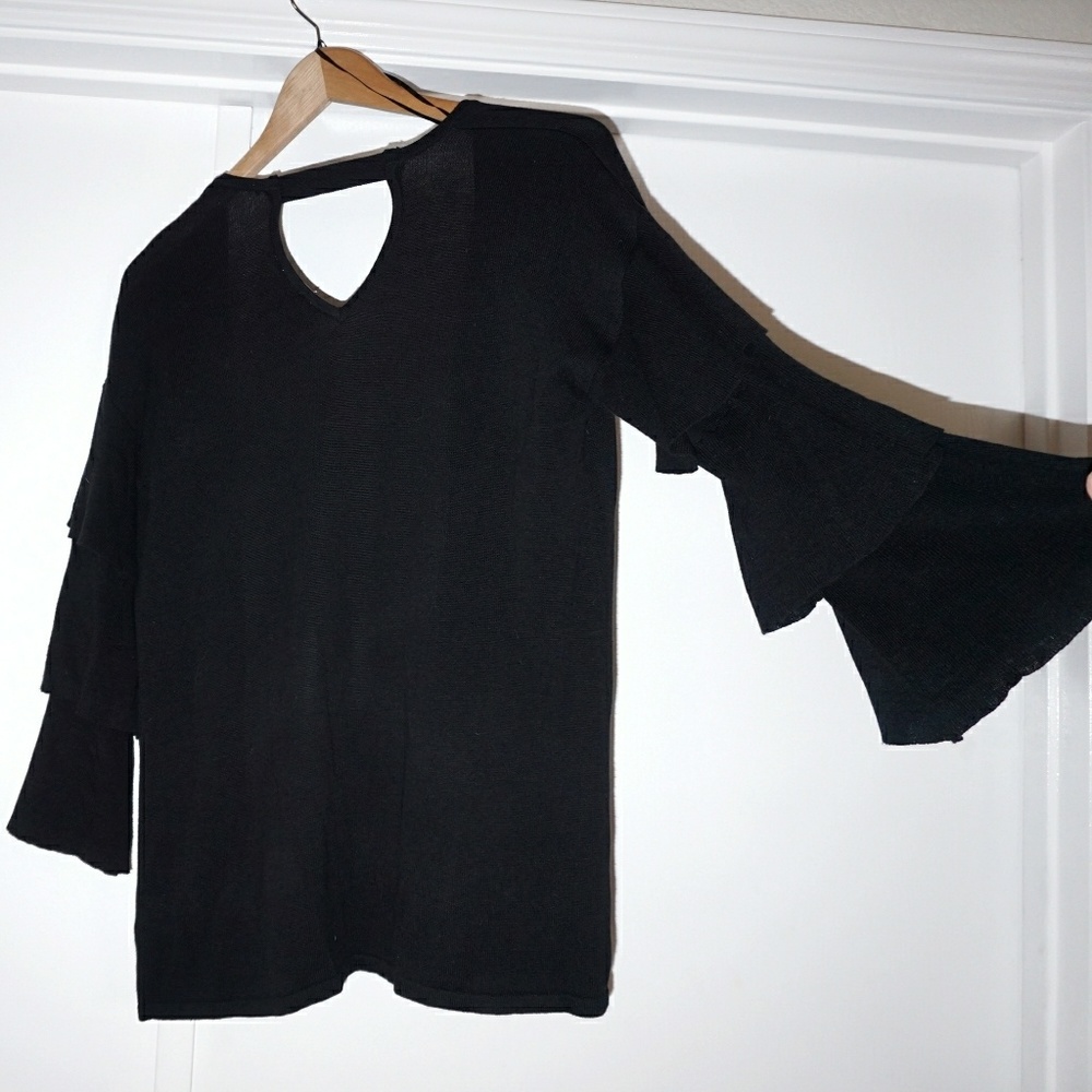 Bell Ruffle Cardigan